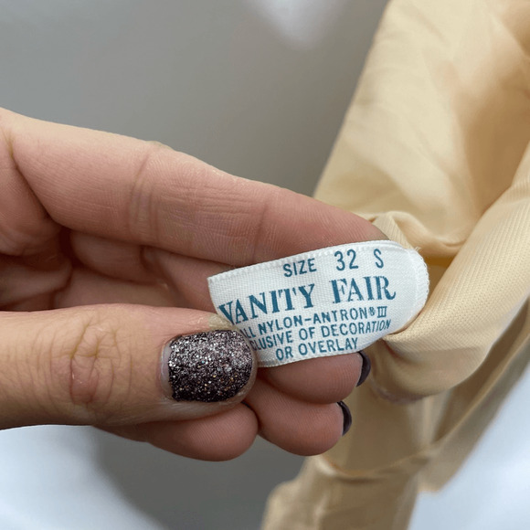 VTG 70s 80s Vanity Fair Nylon Tricot Slip Antron III WOMENS 32 S NWT DEADSTOCK - Picture 8 of 9